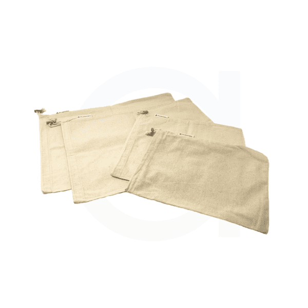 Set of 4 Organic Cotton Muslin Produce Bags