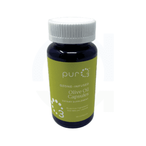 Simple, clean ozone infused olive oil capsules. Easy to take daily support designed to fit seamlessly into your wellness routine.